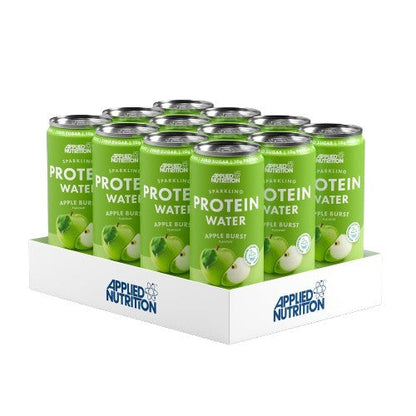 Applied Nutrition Sparkling Protein Water, Apple Burst - 12 x 330 ml.