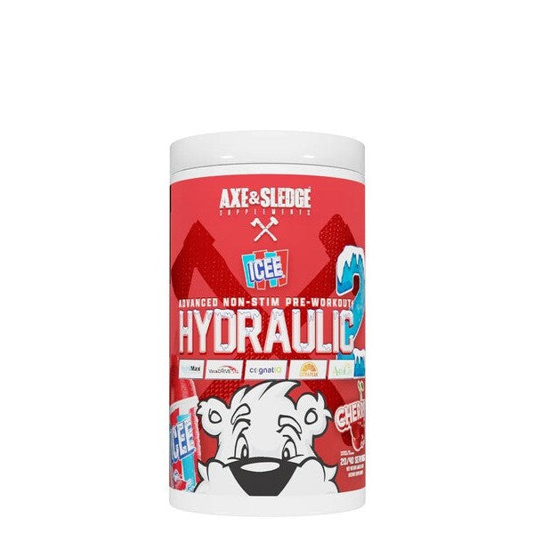 Axe & Sledge Hydraulic V2 Non-Stim Pre-Workout, ICEE Cherry - 448g