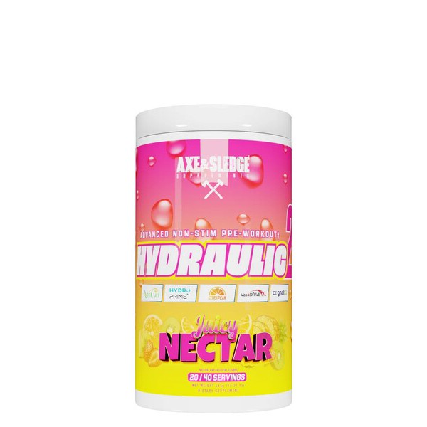 Axe & Sledge Hydraulic V2 Non-Stim Pre-Workout, Juicy Nectar - 464g