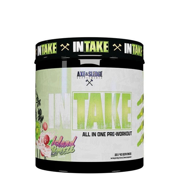 Axe & Sledge Intake All in One Pre-Workout, Island Breeze - 402g