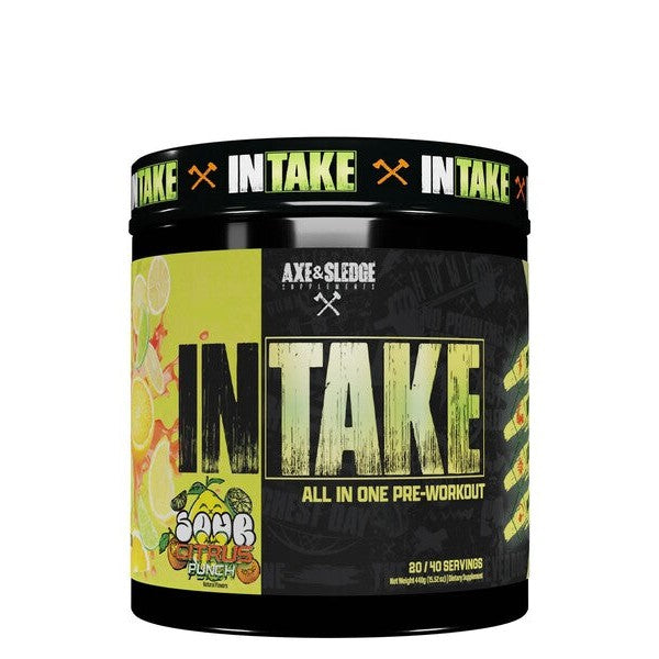 Axe & Sledge Intake All in One Pre-Workout, Sour Citrus Punch - 440g