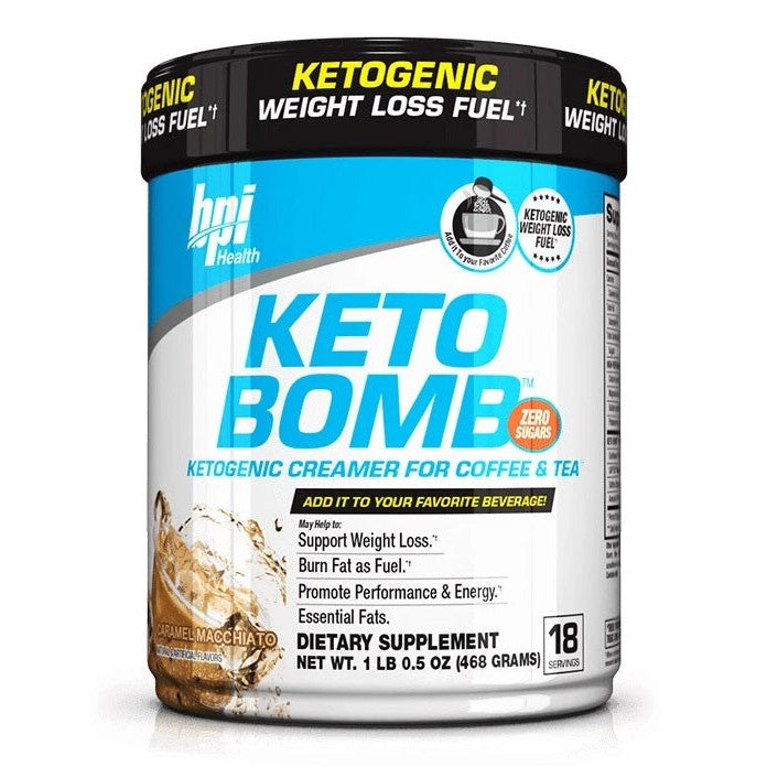 BPI Sports Keto Bomb, Caramel Macchiato - 468g