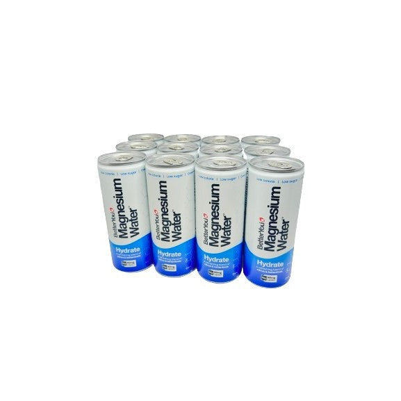 BetterYou Magnesium Water Hydrate, Citrus & Botanicals - 12 x 250 ml.