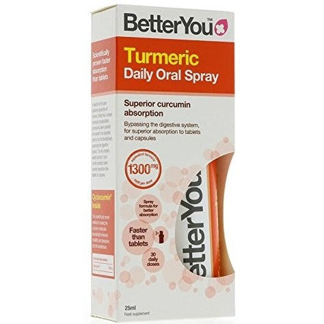 BetterYou Turmeric Oral Spray - 25 ml.