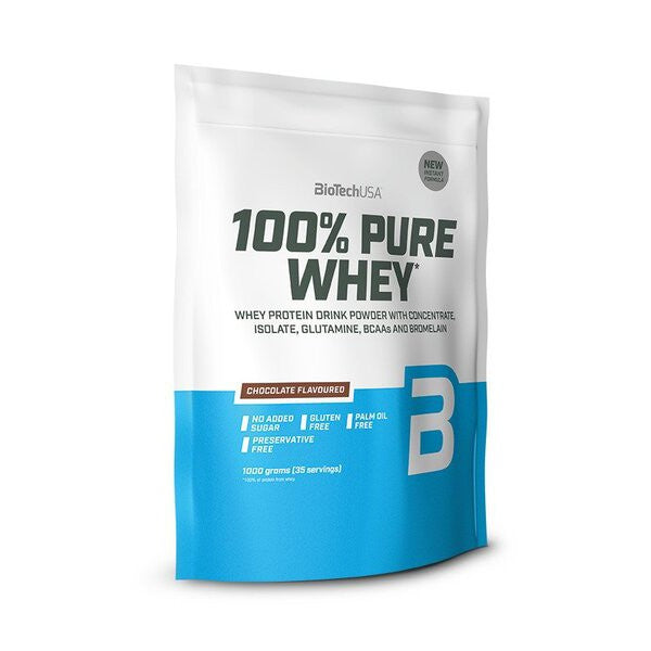 BioTechUSA 100% Pure Whey, Bourbon Vanilla - 1000g