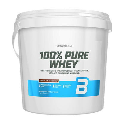 BioTechUSA 100% Pure Whey, Bourbon Vanilla - 4000g
