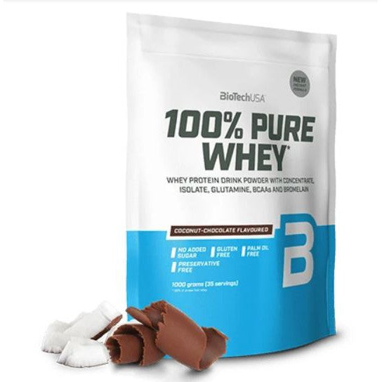 BioTechUSA 100% Pure Whey, Caramel Cappuccino - 1000g