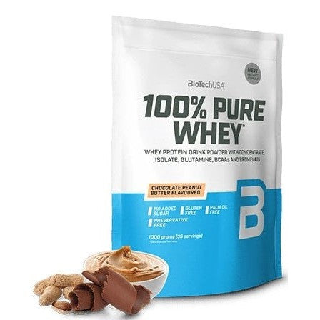 BioTechUSA 100% Pure Whey, Chocolate Peanut Butter - 1000g