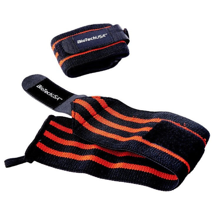 BioTechUSA Accessories Bedford 8 Wrist Wrap, Black Red - 35cm