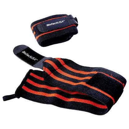 BioTechUSA Accessories Bedford 8 Wrist Wrap, Black Red - 35cm