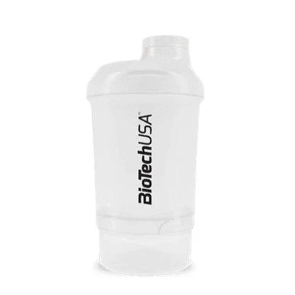 BioTechUSA Accessories Wave+ Shaker, Transparent - 300 ml. (+ 150 ml.)