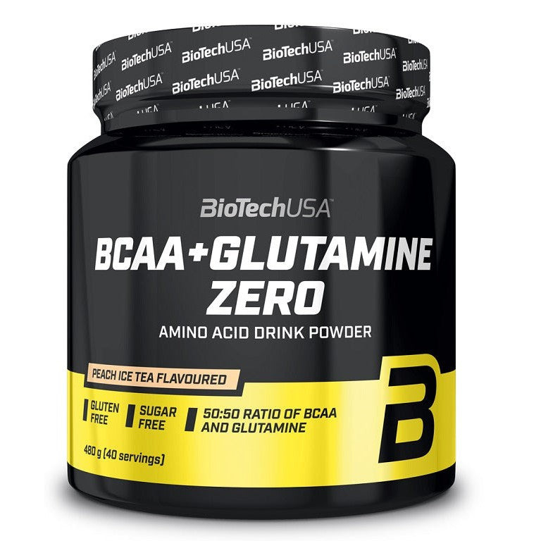 BioTechUSA BCAA + Glutamine Zero, Lemon - 480g