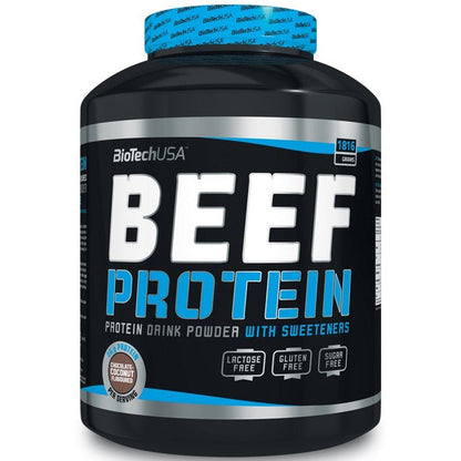 BioTechUSA Beef Protein, Strawberry - 1816g