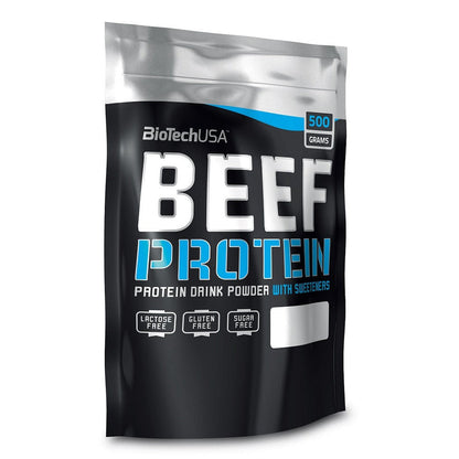 BioTechUSA Beef Protein, Strawberry - 500g