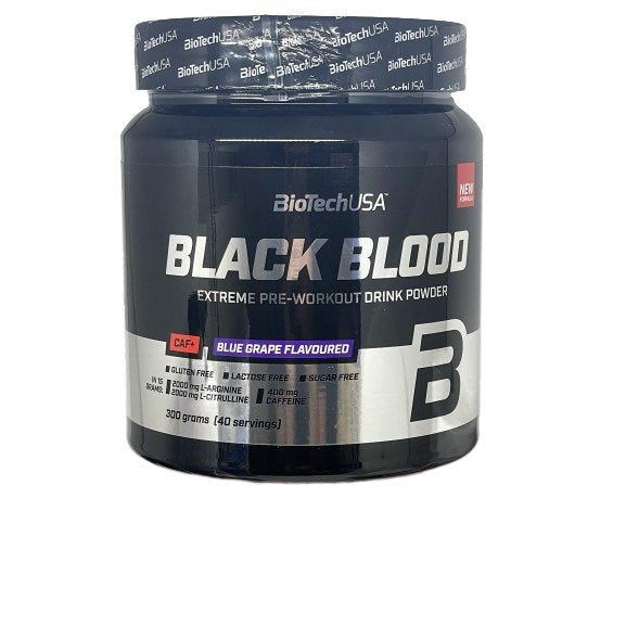 BioTechUSA Black Blood CAF+, Blue Grape - 300g
