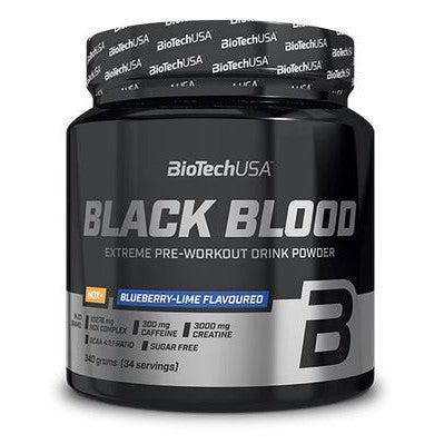 BioTechUSA Black Blood NOX+, Blueberry-Lime - 340g