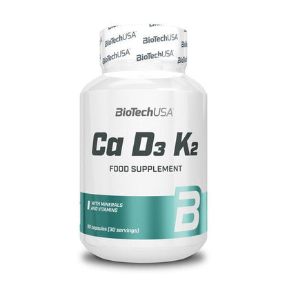 BioTechUSA Ca D3 K2 - 90 caps