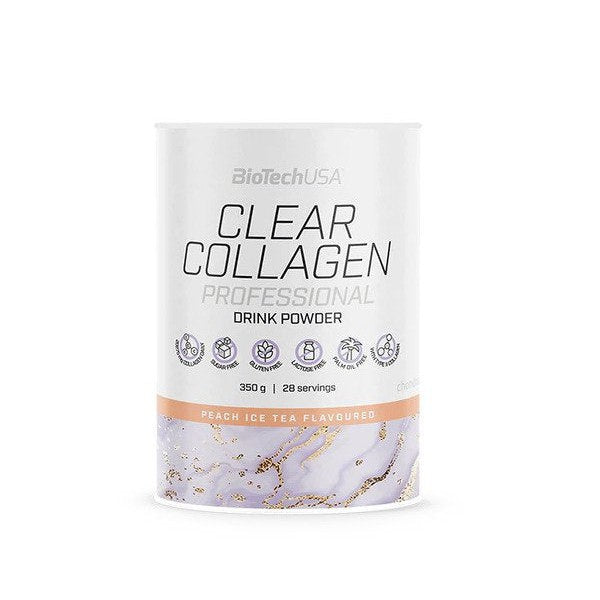 BioTechUSA Clear Collagen Professional, Peach Ice Tea - 350g