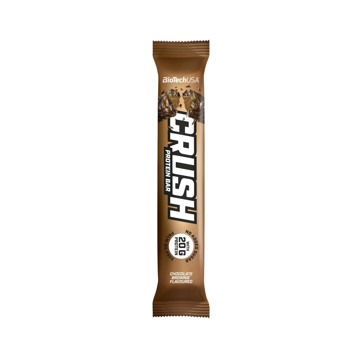 BioTechUSA Crush Bar, Chocolate Brownie - 12 x 64g