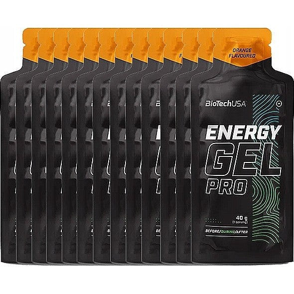 BioTechUSA Energy Gel Pro, Orange - 12 x 40g