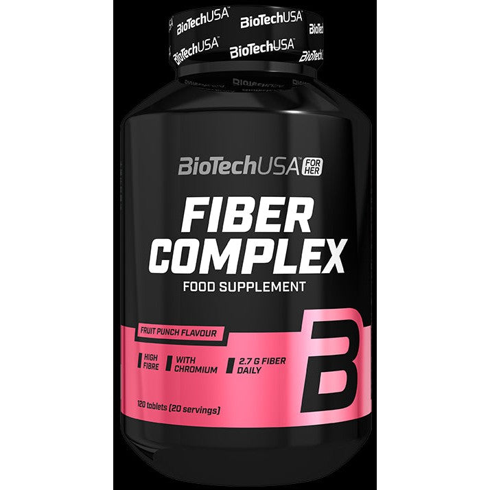 BioTechUSA Fiber Complex, Fruit Punch - 120 tablets