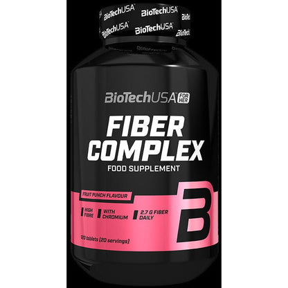 BioTechUSA Fiber Complex, Fruit Punch - 120 tablets