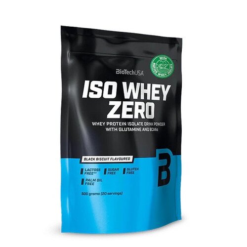 BioTechUSA Iso Whey Zero, Black Biscuit - 500g