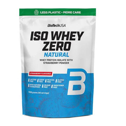 BioTechUSA Iso Whey Zero Natural, Strawberry - 1000g