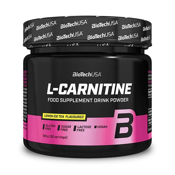 BioTechUSA L-Carnitine Drink Powder, Lemon Ice Tea - 150g
