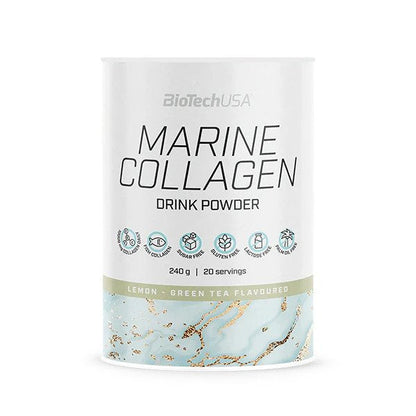 BioTechUSA Marine Collagen, Lemon-Green Tea - 240g