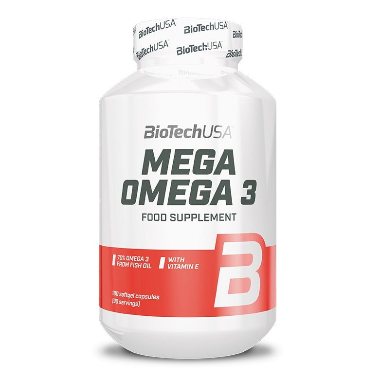 BioTechUSA Mega Omega 3 - 180 caps