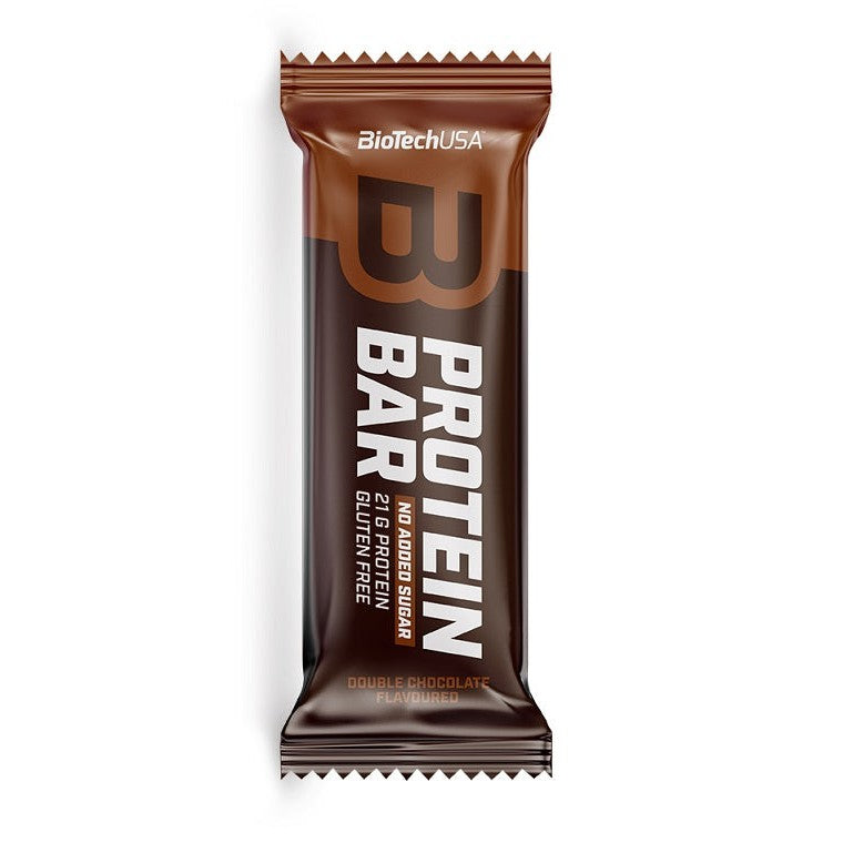 BioTechUSA Protein Bar, Double Chocolate - 16 x 70g