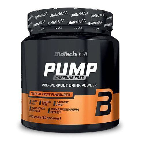 BioTechUSA Pump Caffeine Free, Tropical Fruit - 330g
