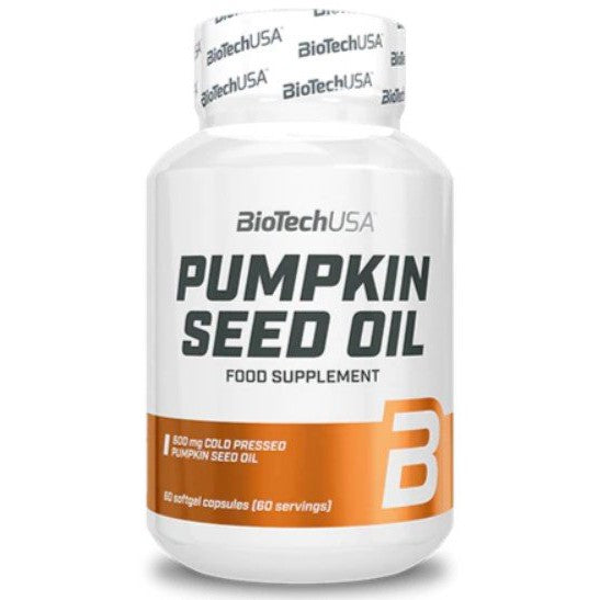 BioTechUSA Pumpkin Seed Oil, 1000mg - 60 softgels