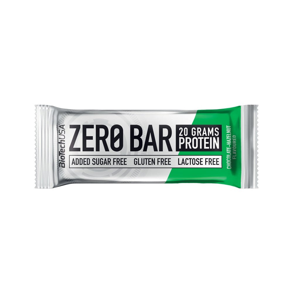 BioTechUSA Zero Bar, Chocolate-Hazelnut - 20 x 50g