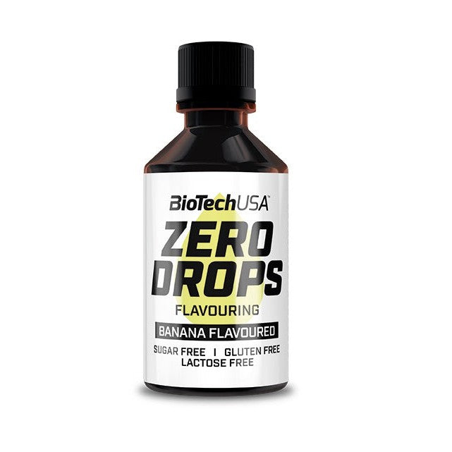 BioTechUSA Zero Drops, Banana - 50 ml.