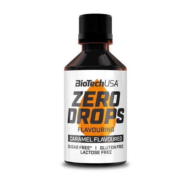 BioTechUSA Zero Drops, Caramel - 50 ml.
