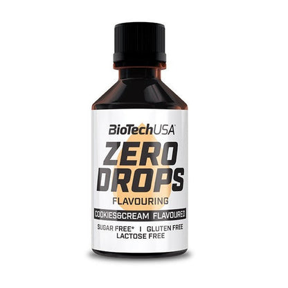 BioTechUSA Zero Drops, Cookies & Cream - 50 ml.