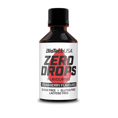 BioTechUSA Zero Drops, Strawberry - 50 ml.
