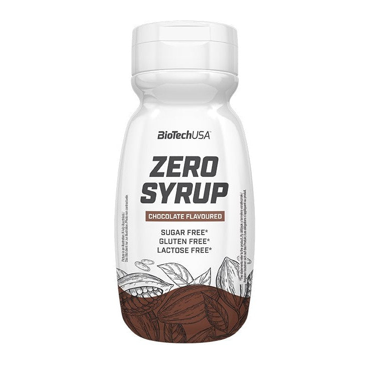 BioTechUSA Zero Syrup, Chocolate - 320 ml.