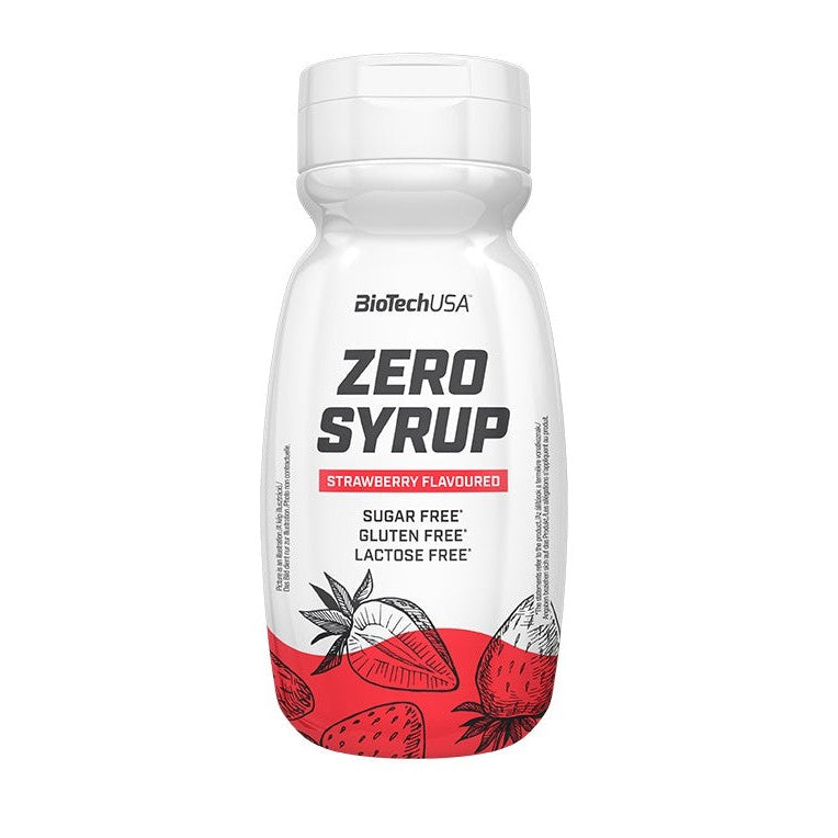 BioTechUSA Zero Syrup, Strawberry - 320 ml.