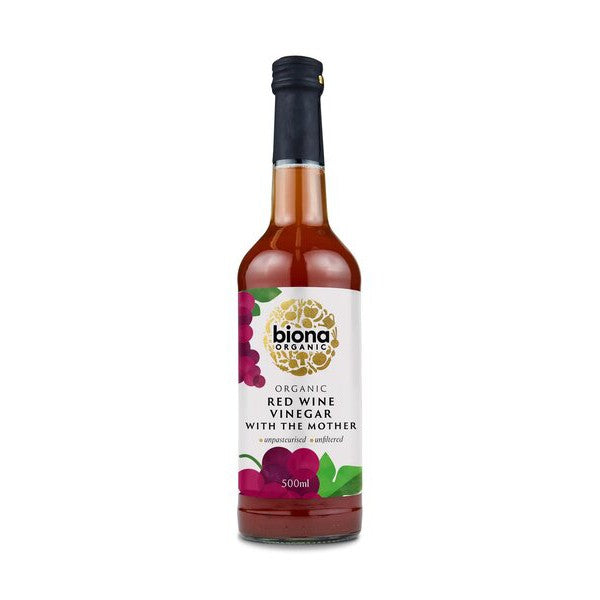 Biona Organic Vinegar, Red Wine - 500 ml.