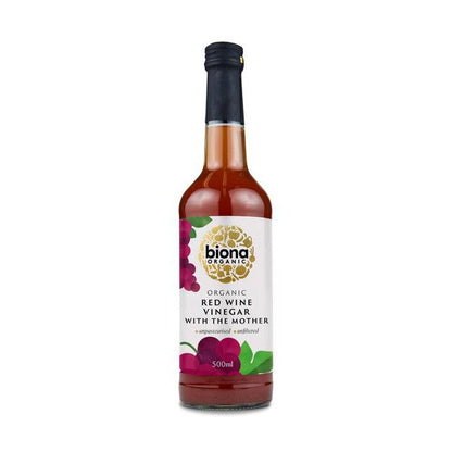 Biona Organic Vinegar, Red Wine - 500 ml.