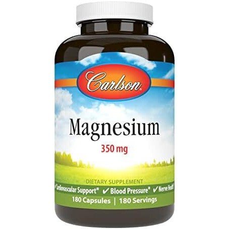 Carlson Labs Magnesium, 350mg - 180 caps