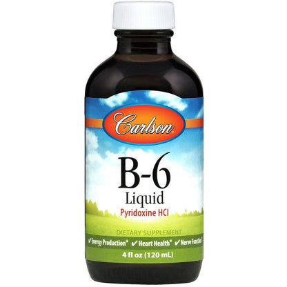 Carlson Labs Vitamin B-6 - Pyridoxine HCl - 120 ml.
