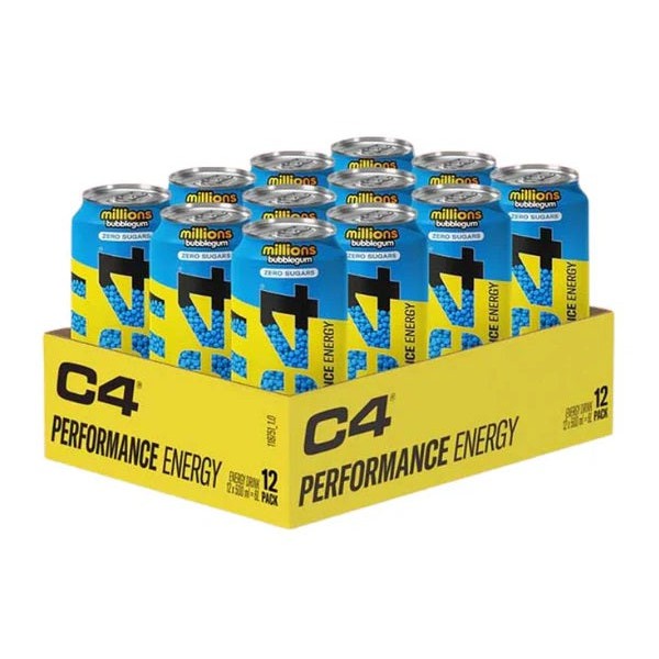 Cellucor C4 Performance Energy, Millions Bubblegum - 12 x 500 ml.