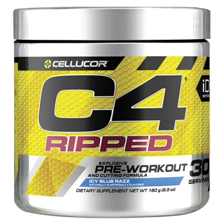 Cellucor C4 Ripped, Icy Blue Raz (EAN 842595109610) - 165g