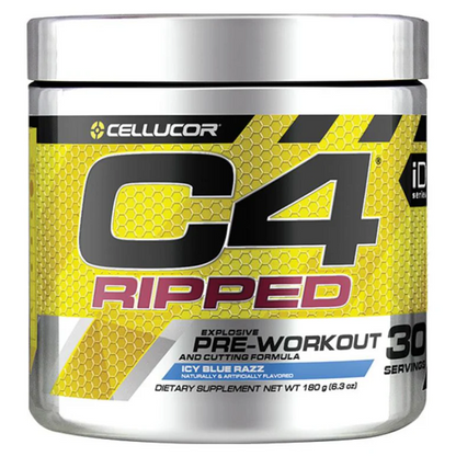 Cellucor C4 Ripped, Icy Blue Raz (EAN 842595109610) - 165g