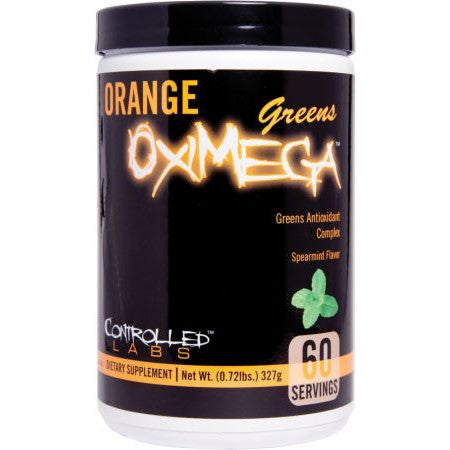 Controlled Labs Orange OxiMega Greens, Spearmint Flavor - 327g