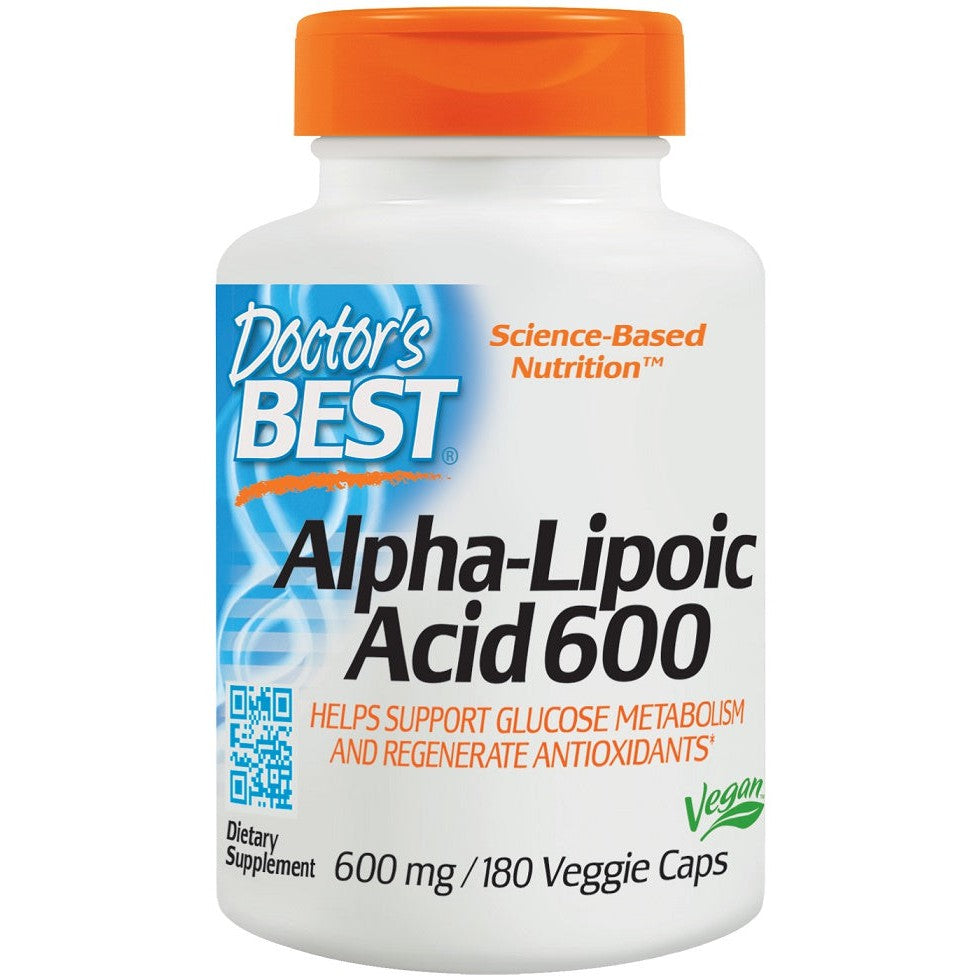 Doctor's Best Alpha-Lipoic Acid, 600mg - 180 vcaps